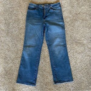 Good American High Waisted Ankle Crop